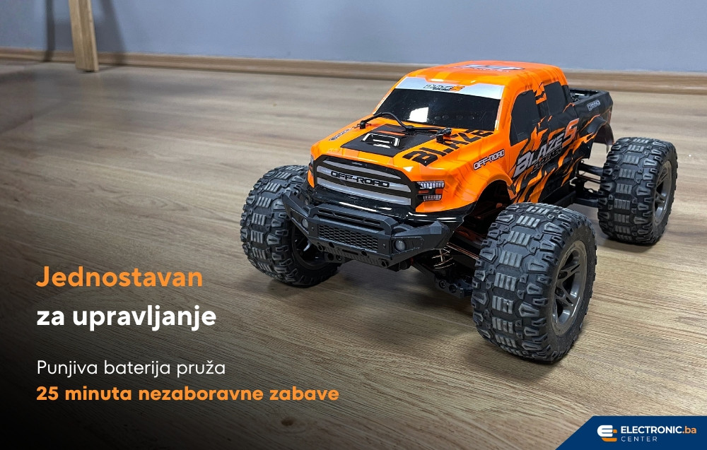 Munjevito brzi autić sa daljinskim upravljačem i 4x4 pogonom BlazeS