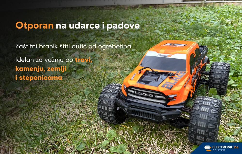 Munjevito brzi autić sa daljinskim upravljačem i 4x4 pogonom BlazeS
