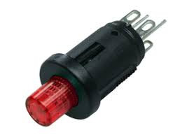 Prekidač taster 200mA 50V crveni