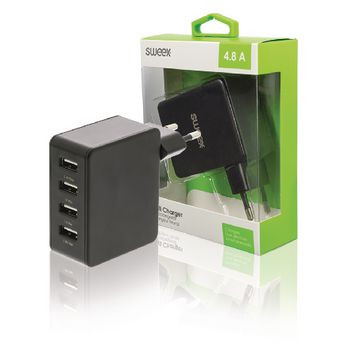 Punjač SWEEX 4xUSB-A 15W