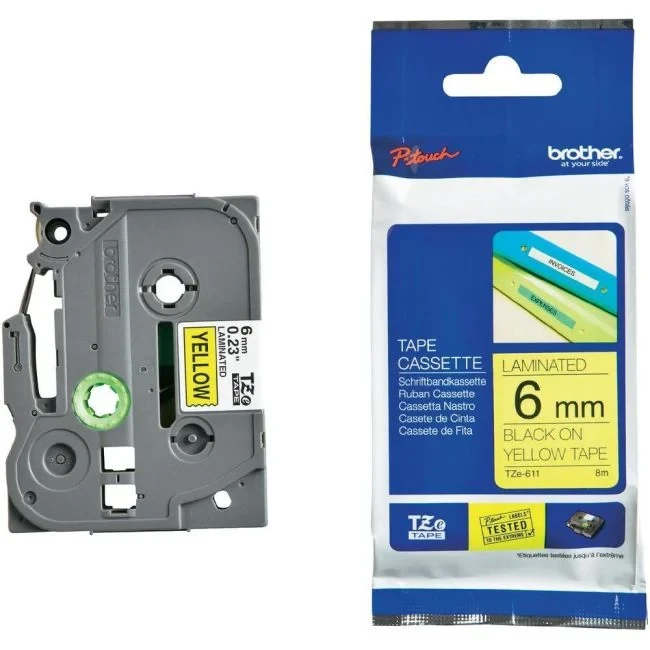 Traka za printer za naljepnice BROTHER  TZE611 6mm