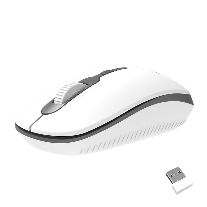 Bežični optički miš MEETION R547 bijelo-sivi