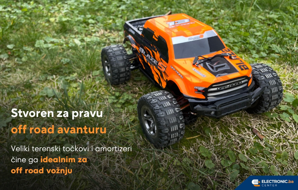 Munjevito brzi autić sa daljinskim upravljačem i 4x4 pogonom BlazeS
