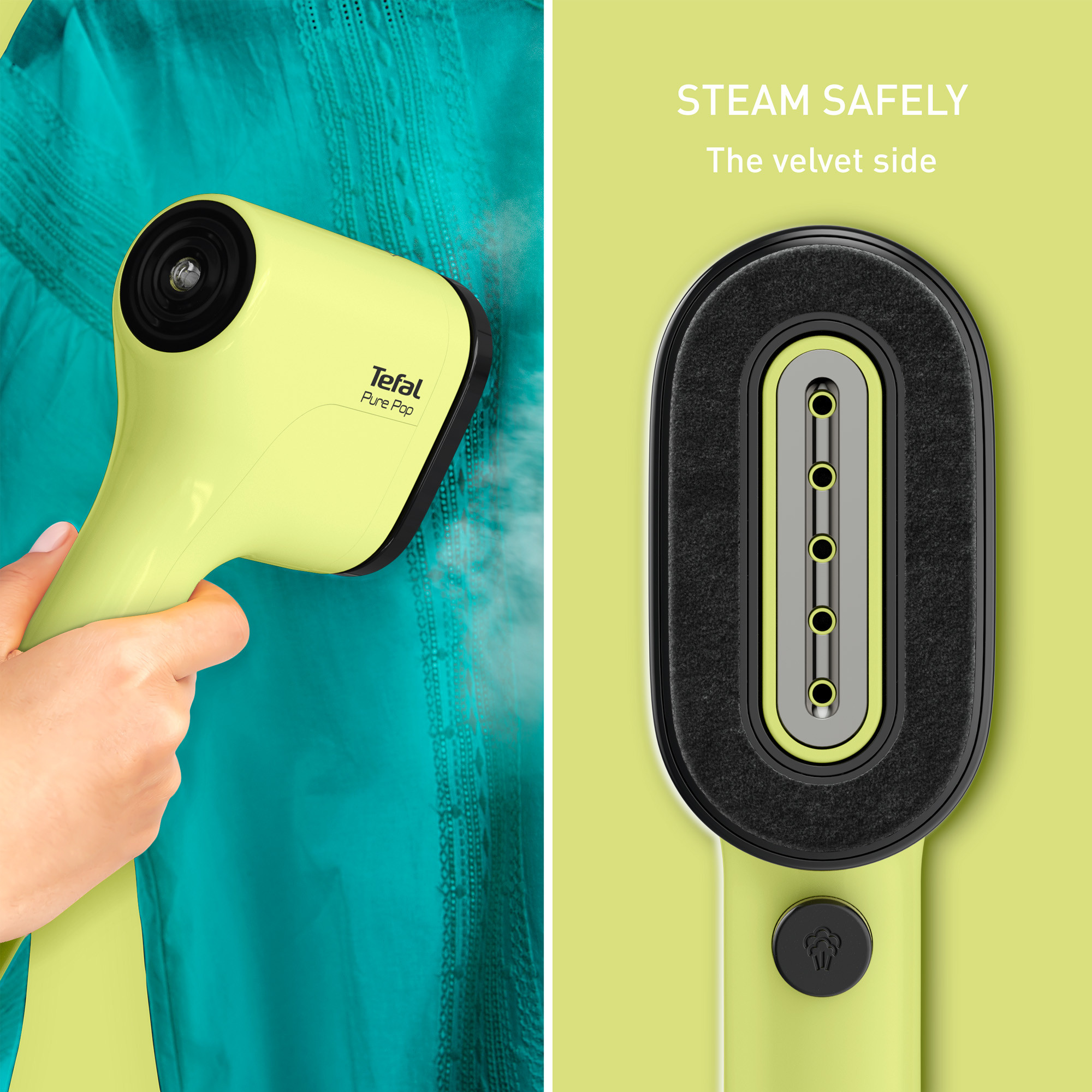 Pegla za vertikalno peglanje TEFAL DT2025F0 Pure pop yellow lime - slika 6