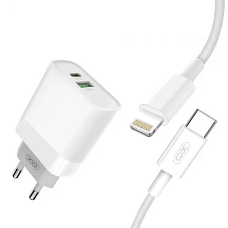 Punjač i kabal XO Lightning 20W