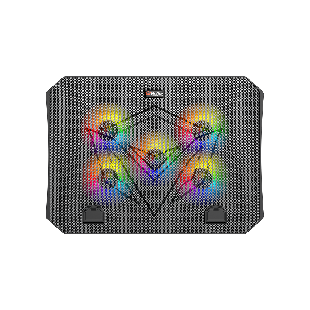 RGB rashladni stalak za laptop do 15.6" sa 5 ventilatora MEETION CP3030