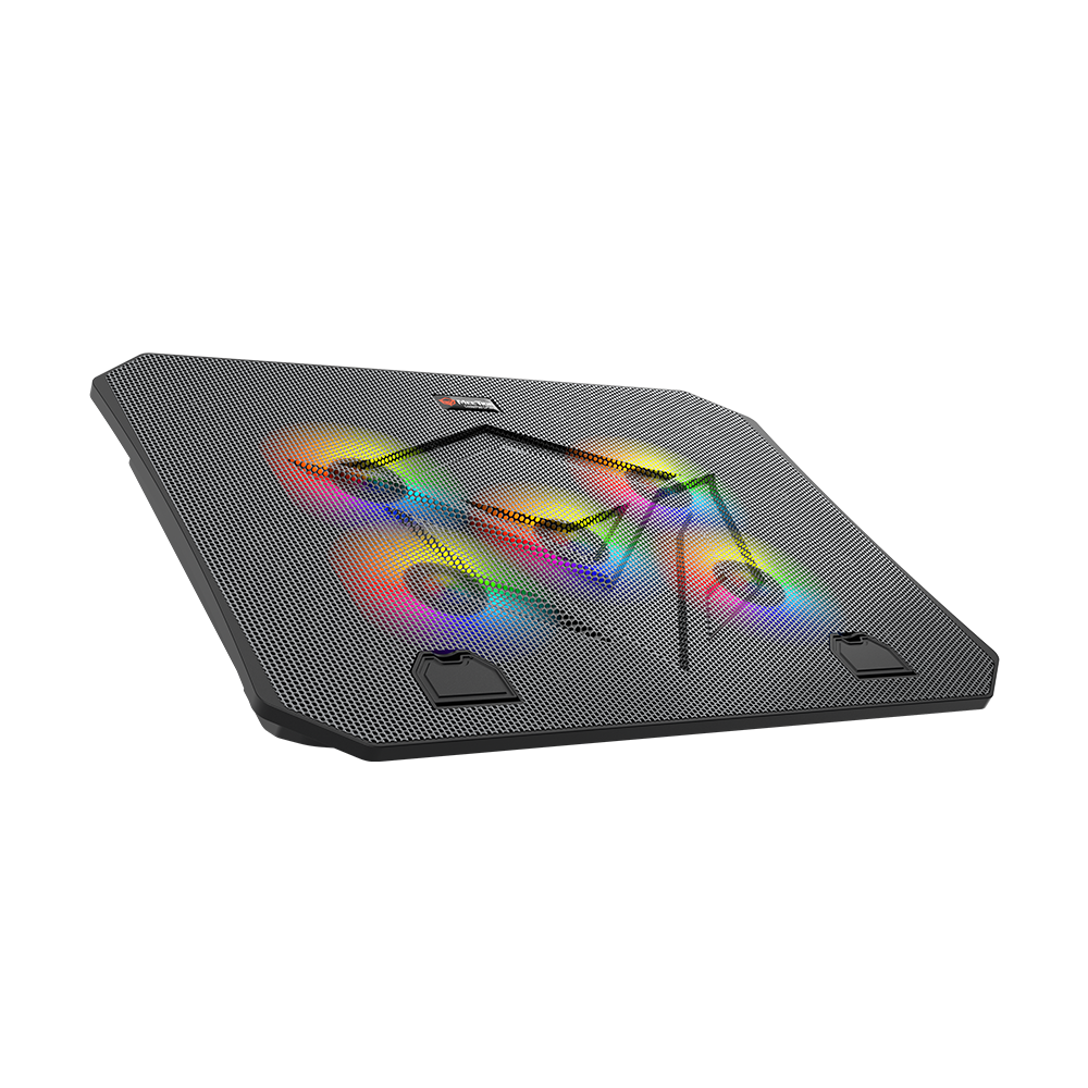 RGB rashladni stalak za laptop do 15.6" sa 5 ventilatora MEETION CP3030