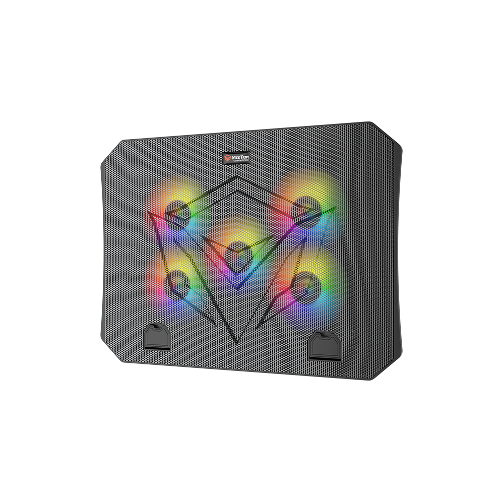 RGB rashladni stalak za laptop do 15.6" sa 5 ventilatora MEETION CP3030