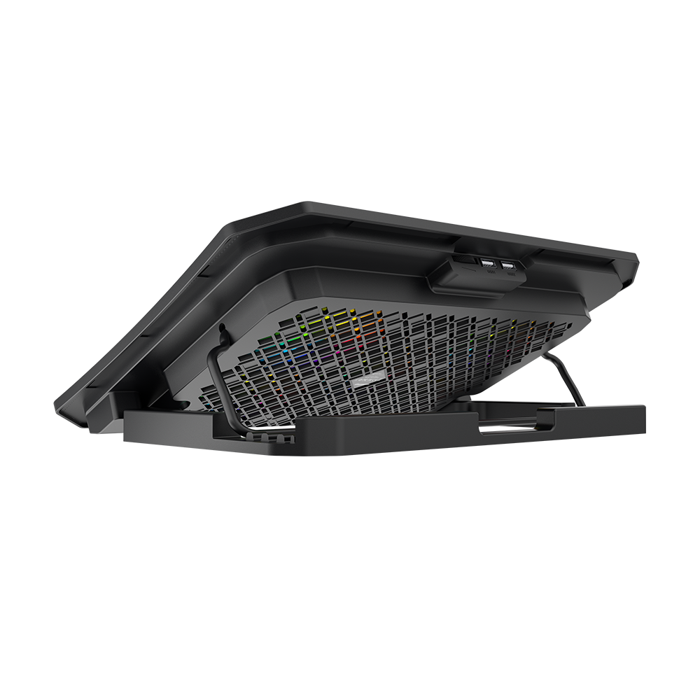 RGB rashladni stalak za laptop do 15.6" sa 5 ventilatora MEETION CP3030
