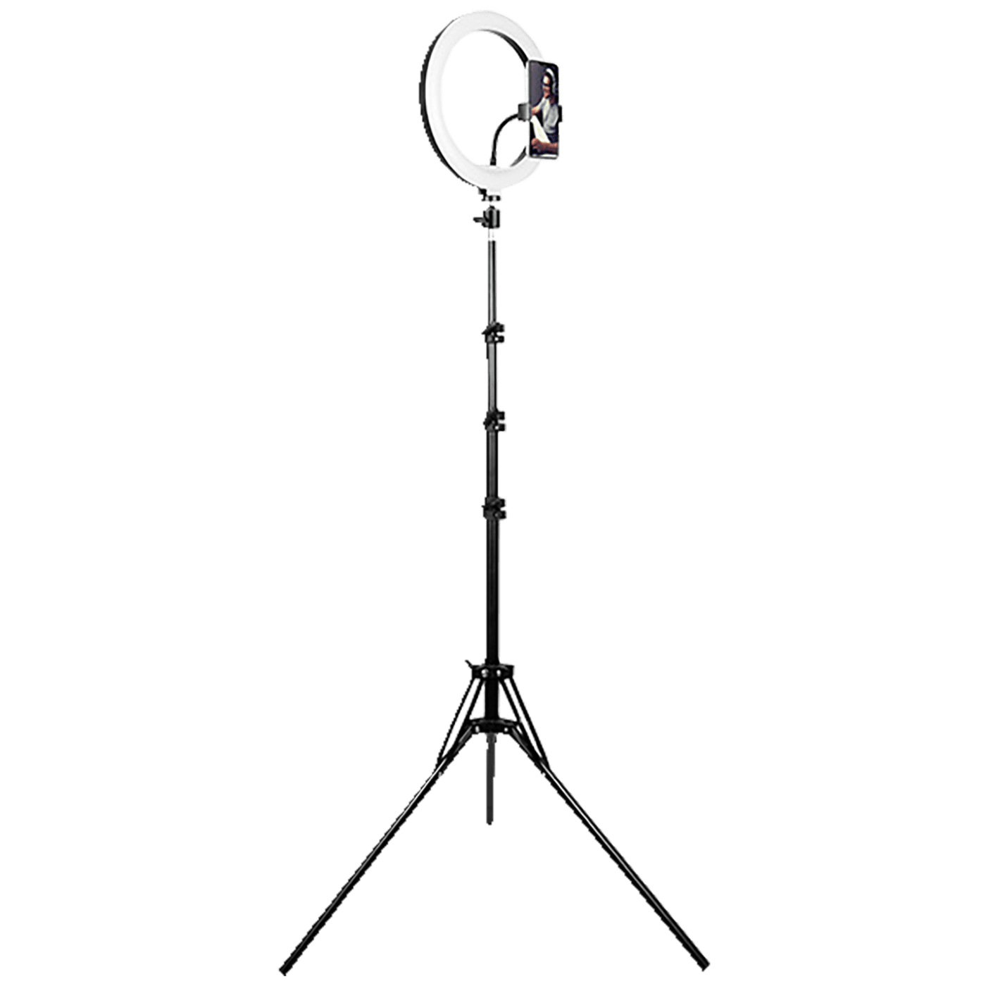 LED ring tripod 210cm sa držačem za telefon TRACER