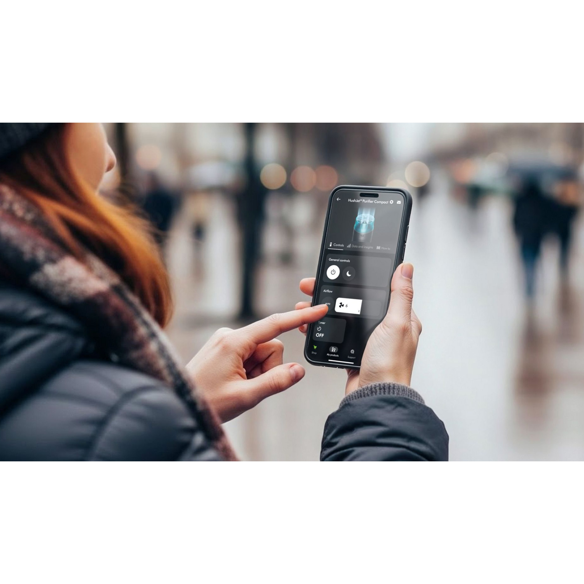 Pročišćivač DYSON HushJe Compact HJ10 White/Silver