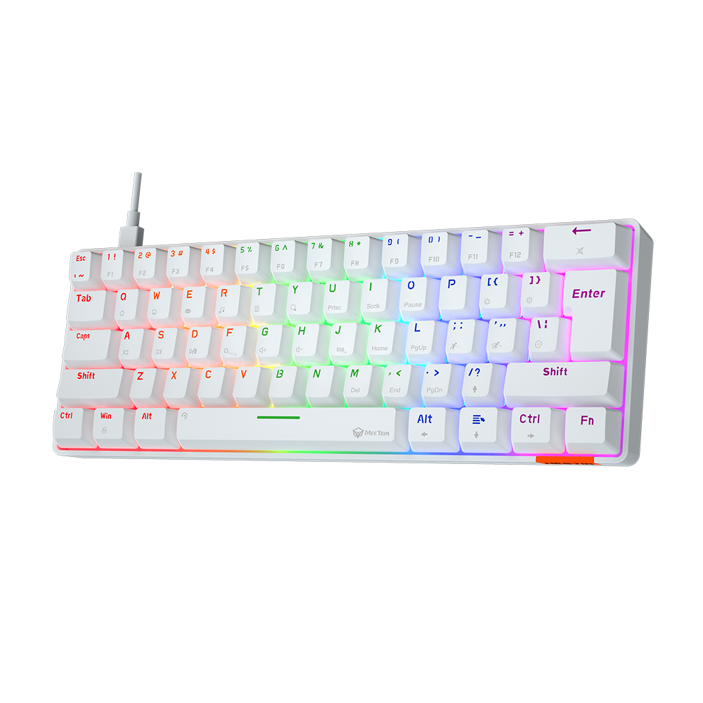 Mehanička gaming tastatura sa RGB osvjetljenjem MEETION MK005 bijela
