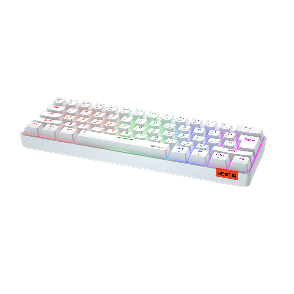 Mehanička gaming tastatura sa RGB osvjetljenjem MEETION MK005 bijela