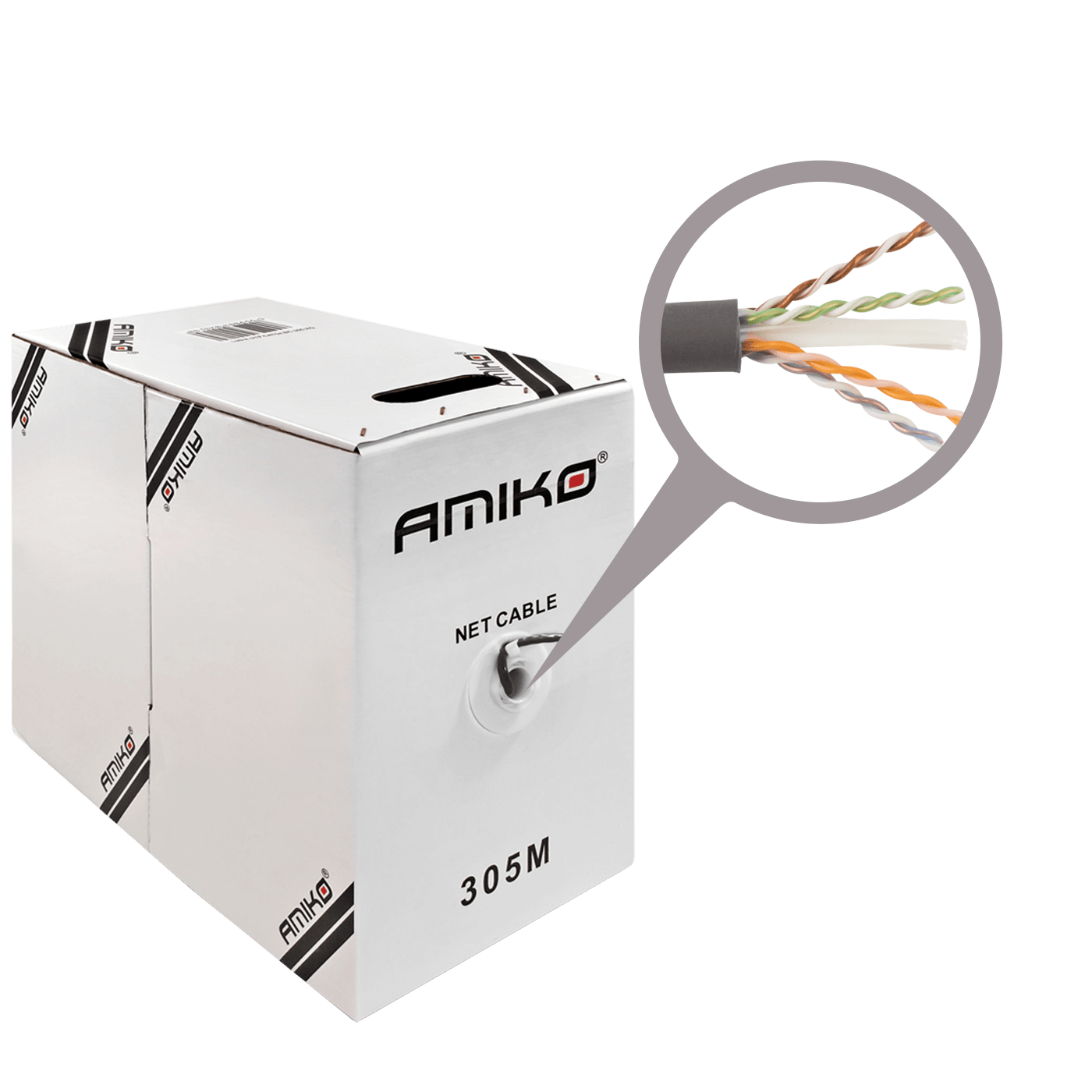 Mrežni kabal CAT5e FTP AWG24 305m