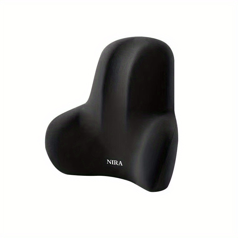Lumbalni auto jastuk za leđa od memorijske pjene NIRA crni