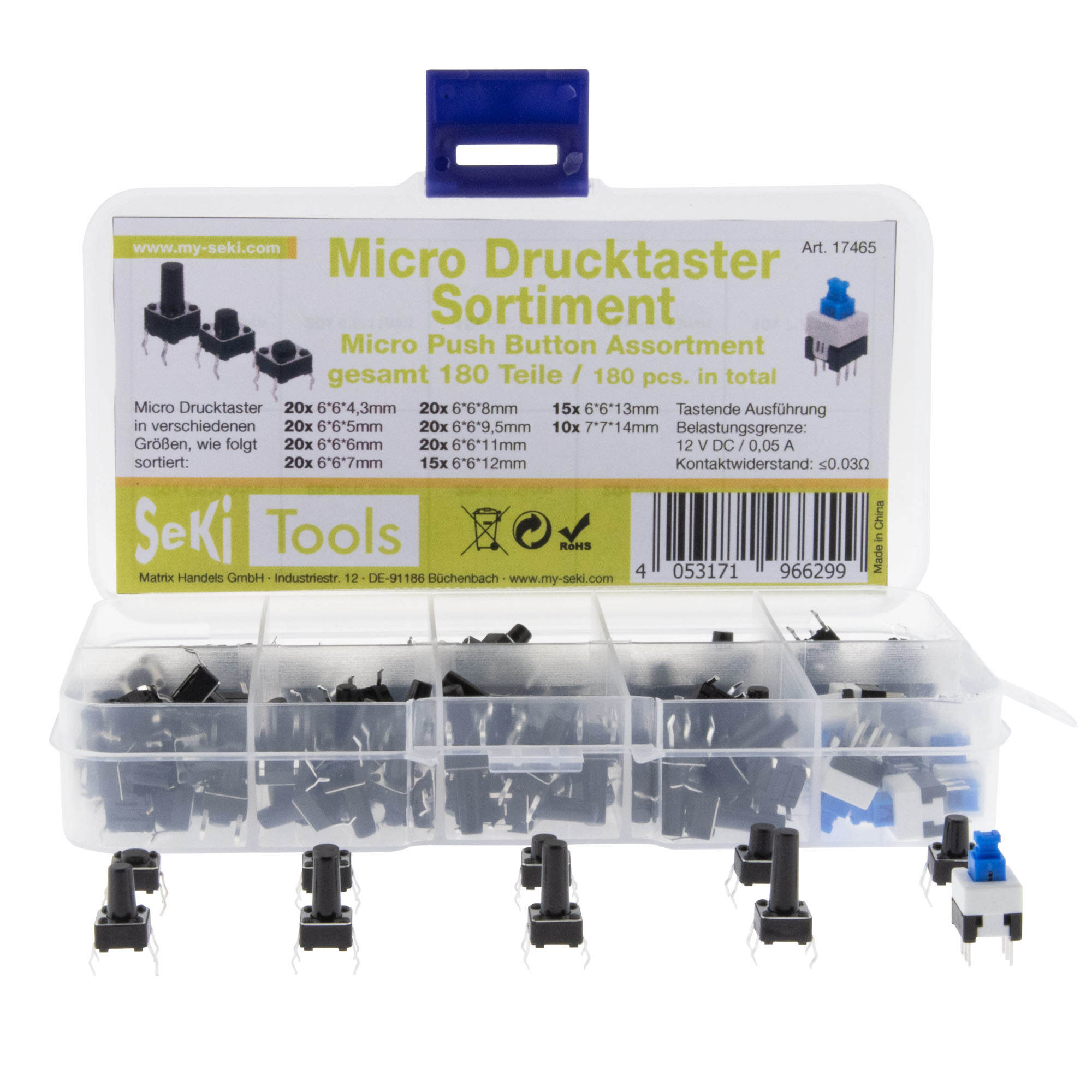 Set mikroprekidača 50mA 12V SEKI