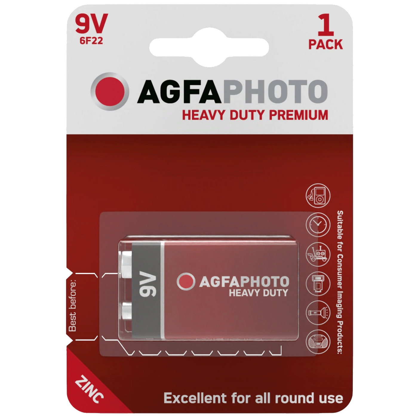 Baterija 9V AGFA