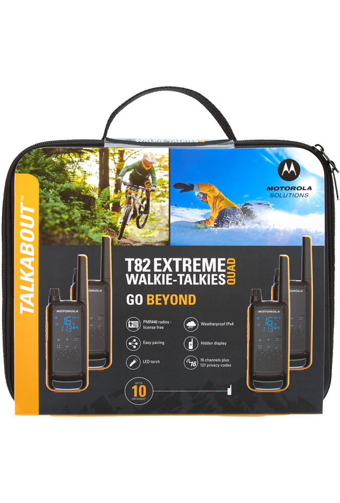 Radio stanice MOTOROLA walkie talkies Extreme T82 set 2/1