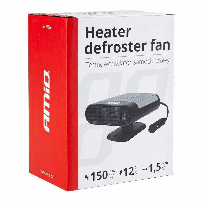 Grijač i ventilator za auto 150W AMIO