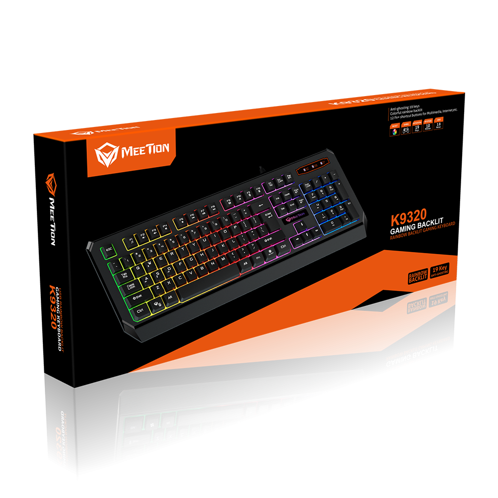 Vodootporna gaming tastatura sa RGB osvjetljenjem MEETION K9320