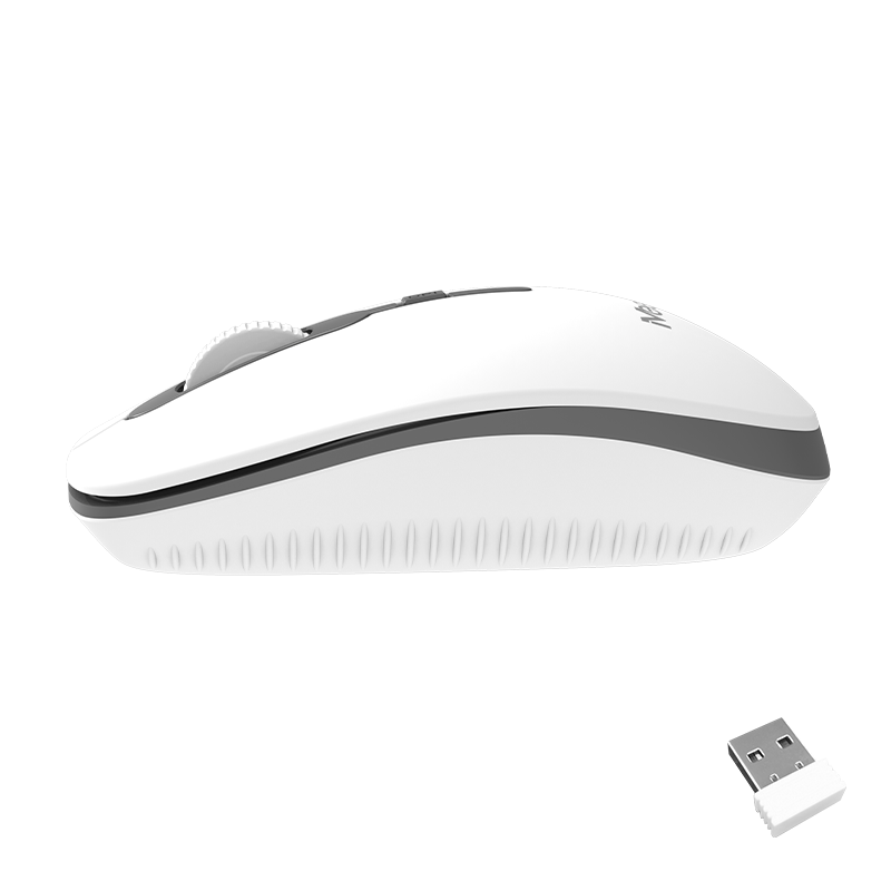 Bežični optički miš MEETION R547 bijelo-sivi