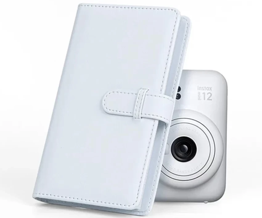 Kožni album za FUJIFILM INSTAX slike clay white