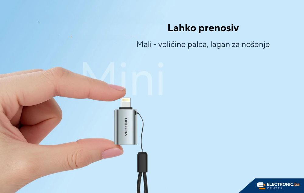 OTG adapter USB-A na Lightning VENTION