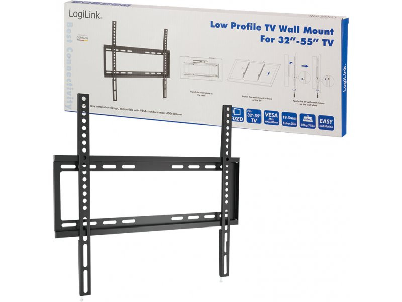 Fiksni nosač za TV 32" - 55" 35kg LOGILINK BP0009