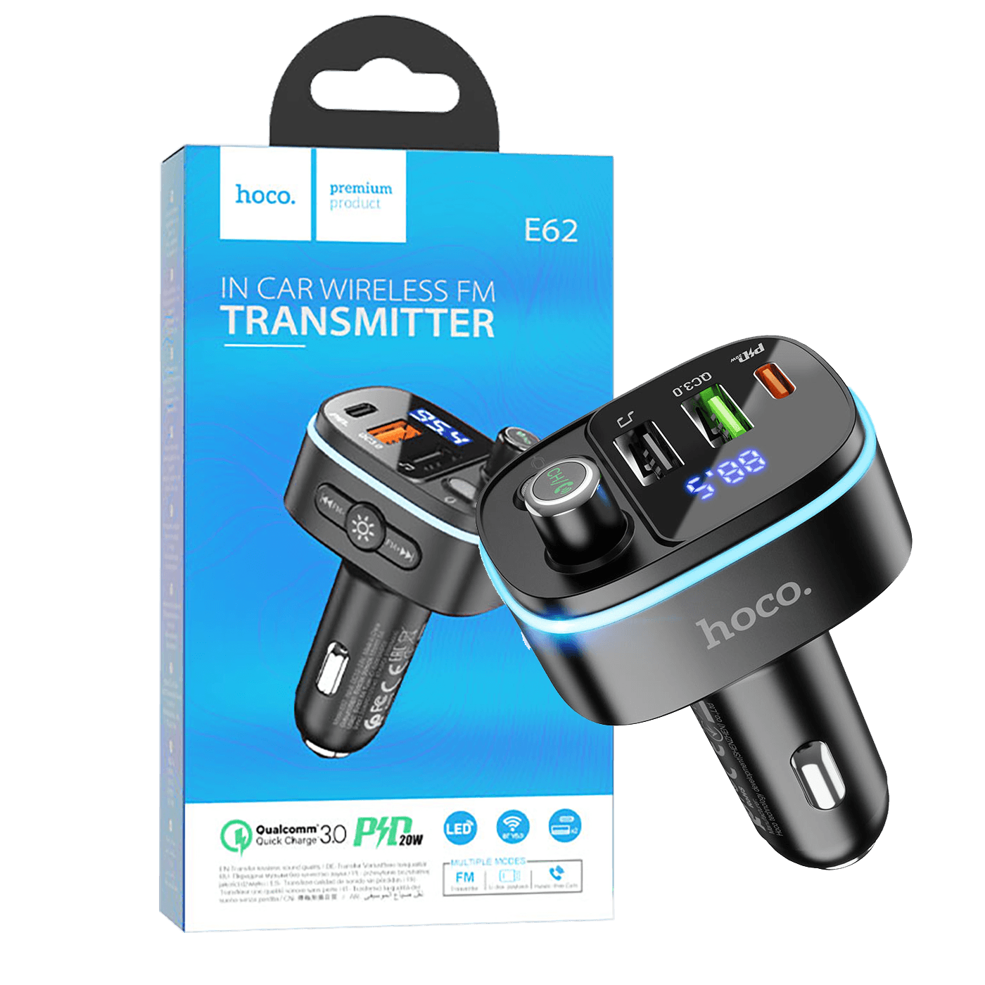 Bluetooth FM transmiter HOCO E62