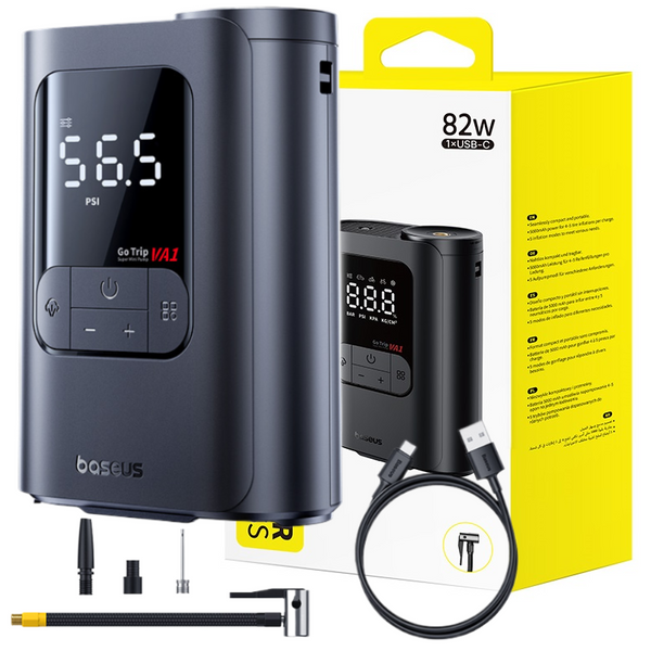 Prijenosna mini pumpa kompresor sa LED svijetlom BASEUS GoTrip VA1