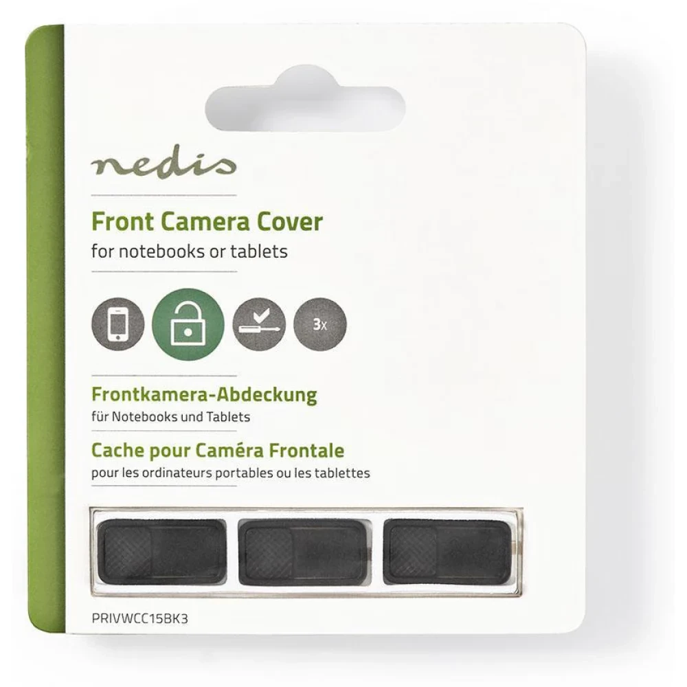 Univerzalni zaštitni poklopac kamere za laptop SET 3/1 NEDIS