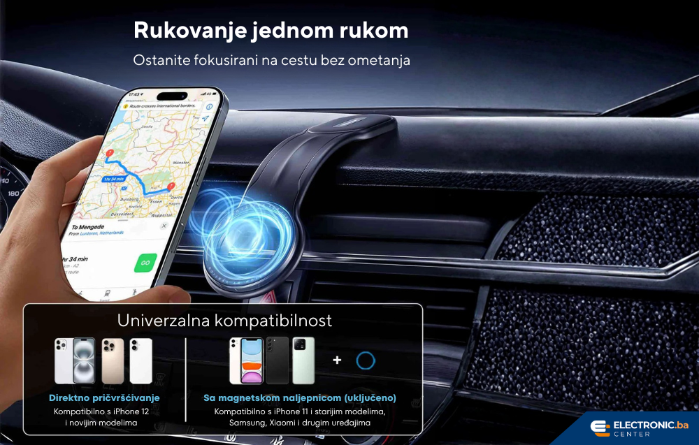 Magnetni elegantni nosač za telefon VENTION KSIB0