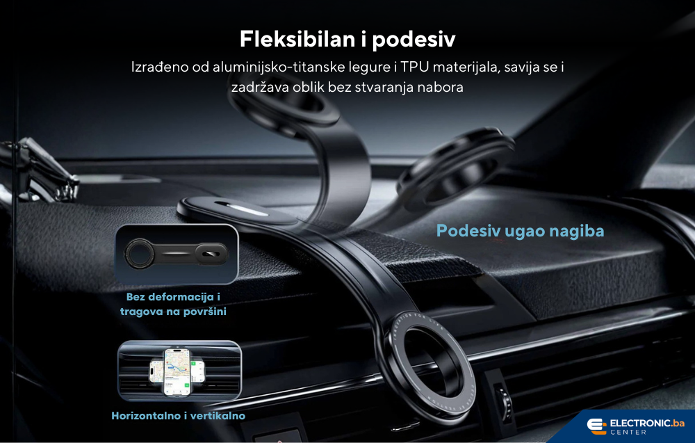 Magnetni elegantni nosač za telefon VENTION KSIB0