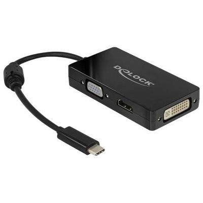 Adapter DELOCK 63925 USB-C / VGA, HDMI i DVI