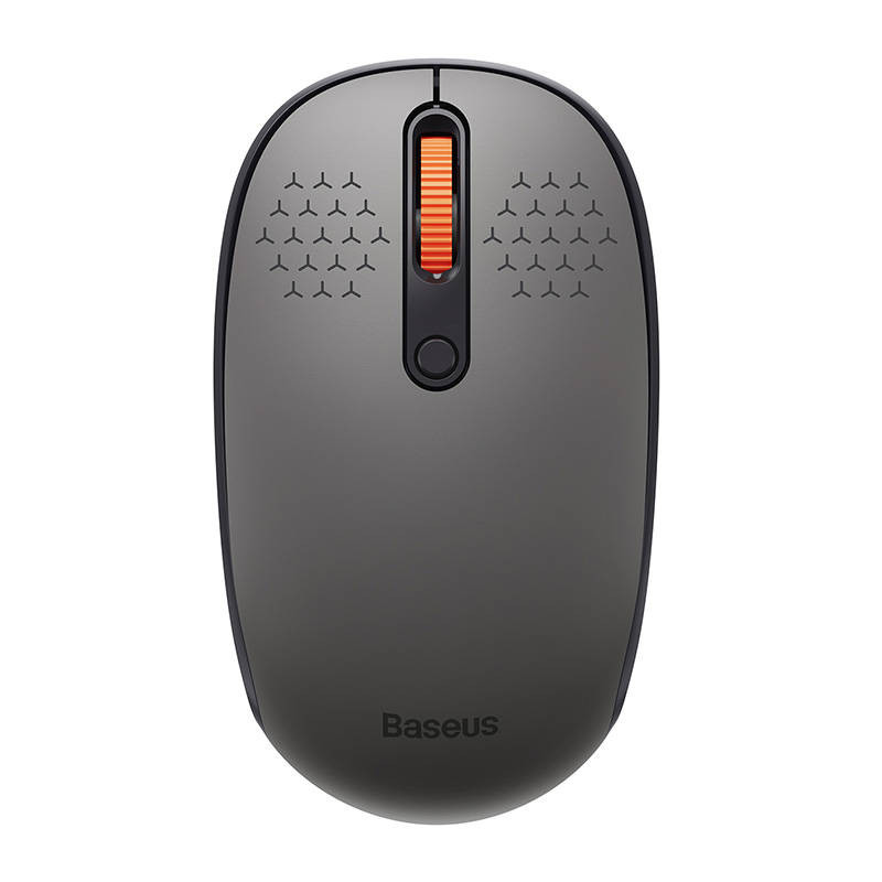 Bežični bluetooth miš BASEUS F01B tri mode 2.4G 5.0BT sivi
