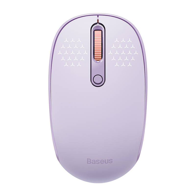 Bežični bluetooth miš BASEUS F01B tri mode 2.4G 5.0BT ljubičasti