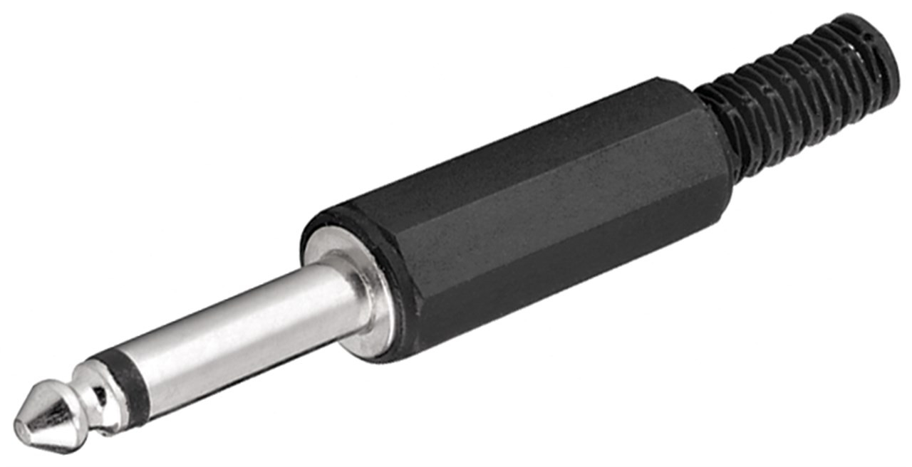 Audio konektor 6.35mm 2PIN mono muški