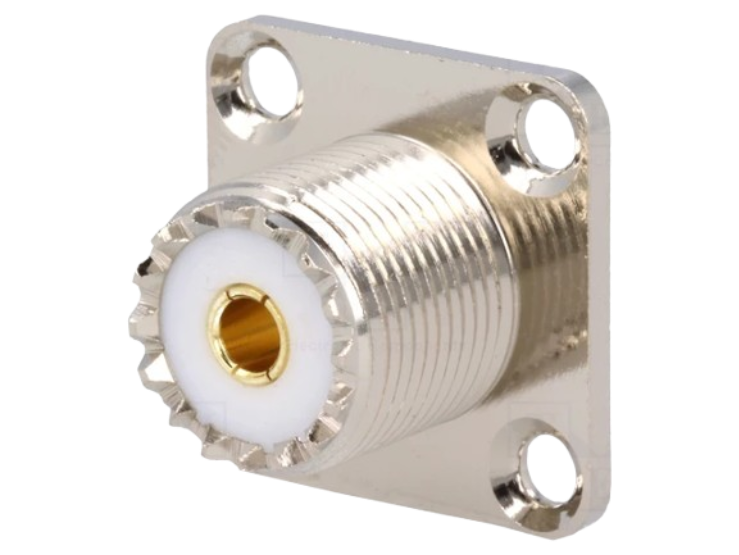 Konektor UHF ženski ugradbeni na šasiju UHF-202