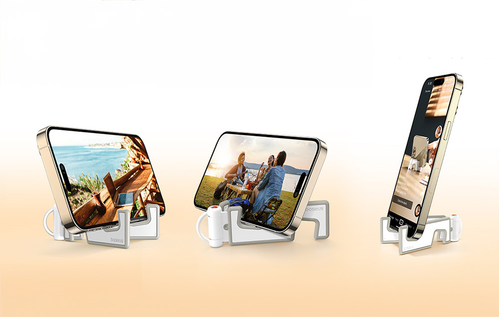 Sklopivi nosač za telefon BASEUS bijeli