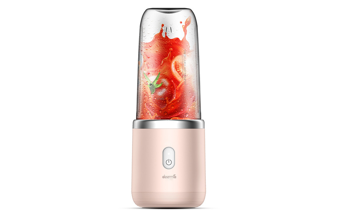 Prijenosni moćni blender DEERMA Juice NU05 rozi
