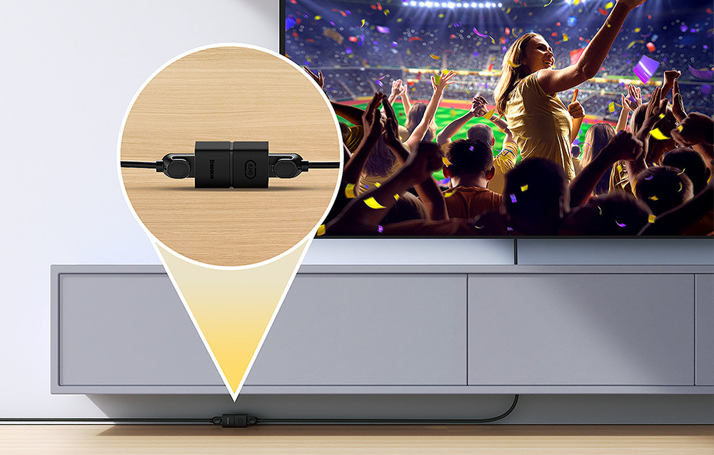 Spojnica za mrežni kabal RJ45 BASEUS AirJoy crni