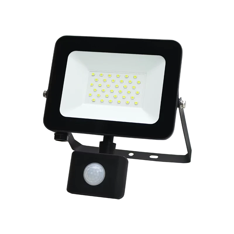 LED reflektor sa senzorom pokreta 30W 6500K IP65 GREEN TECH AFS-30BK