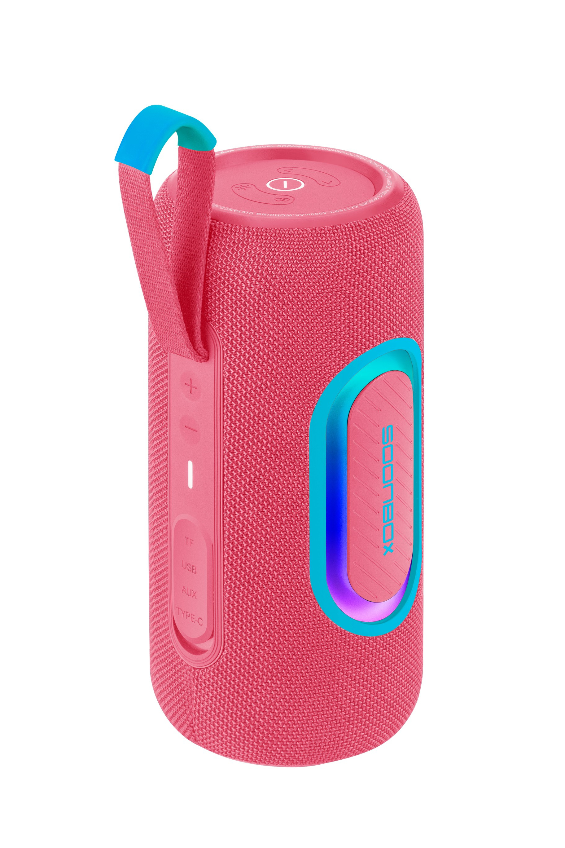 Prijenosni bluetooth zvučnik FM radio SOONBOX S7900PRO rozi