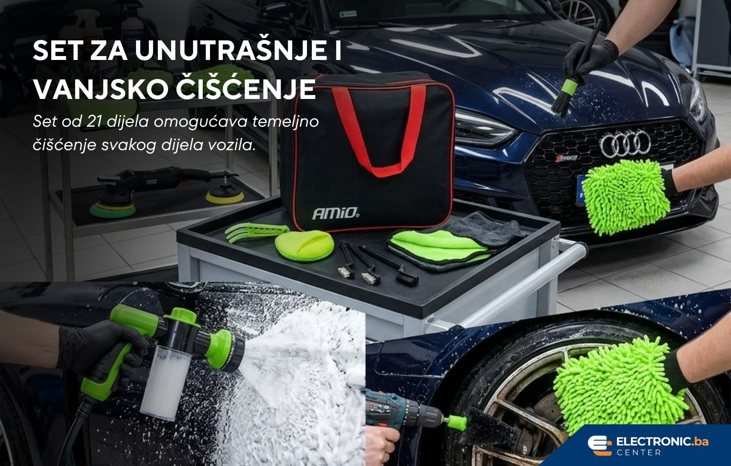 Set za detaljno čišćenje automobila 21/1 AMIO