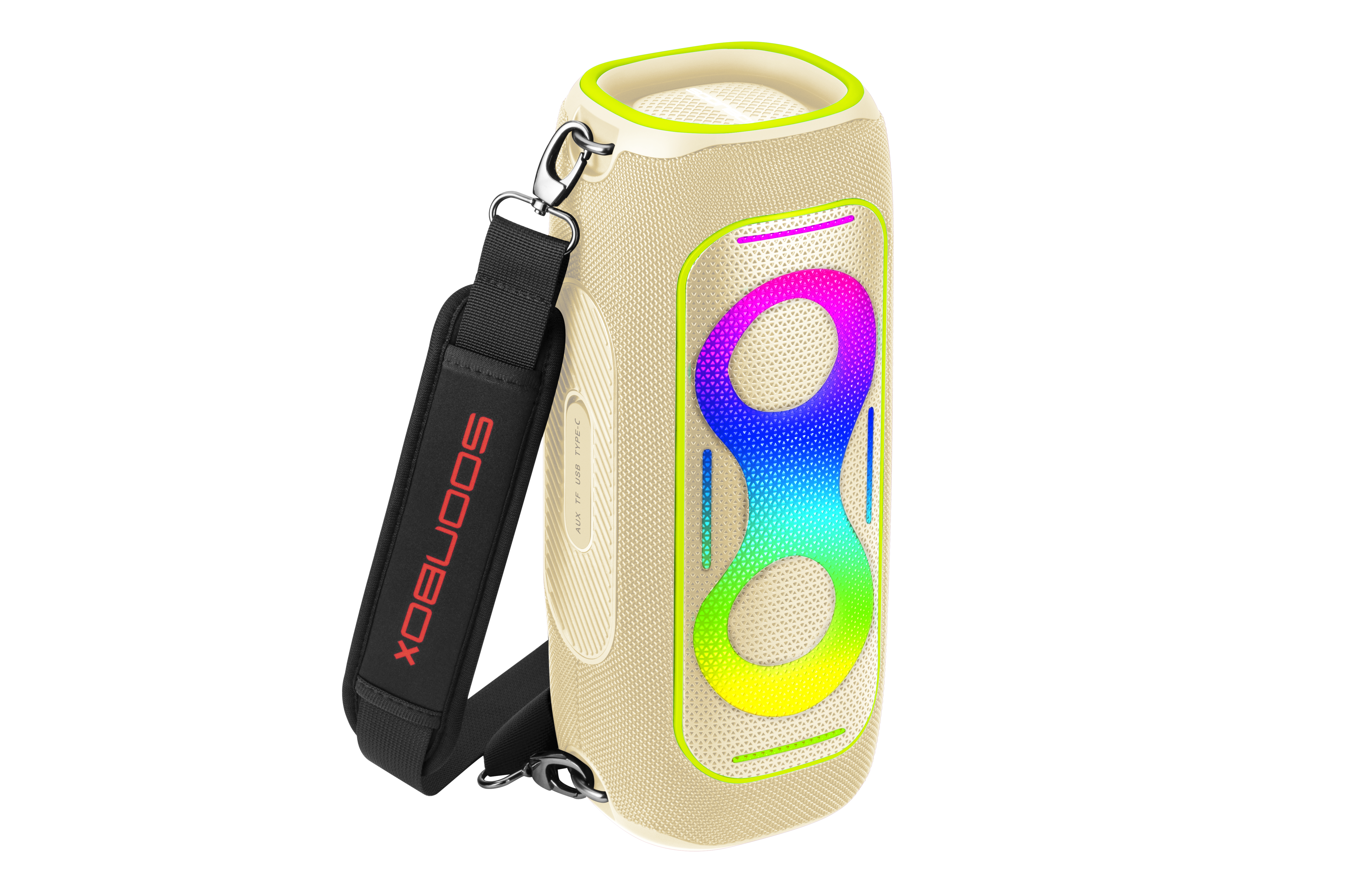 Prijenosni bluetooth zvučnik SOONBOX S8600MAX bež khaki