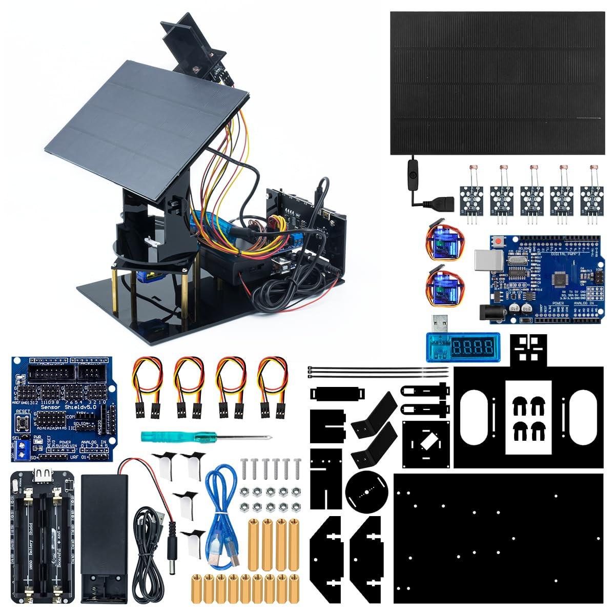 ARDUINO kit za solarni sistem sa praćenjem LAFVIN