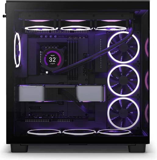 Kućište za računar H9 Flow Mid-tower ATX NZXT crno