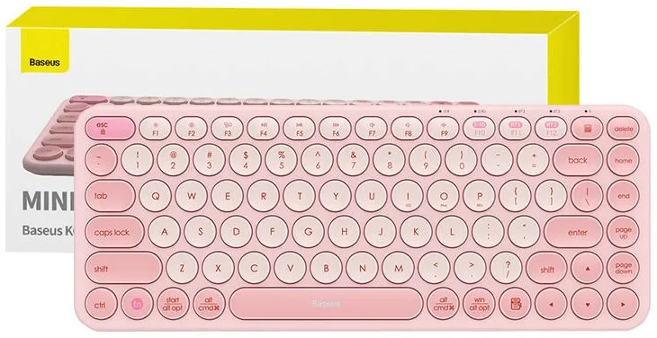 Bežična tastatura BASEUS K01A roza