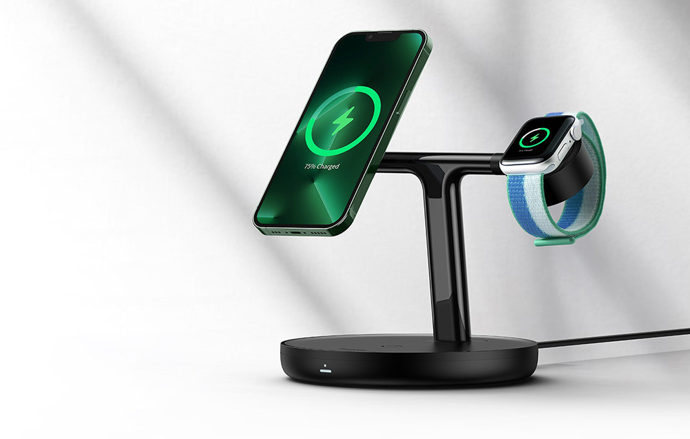 Bežični magnetni punjač za telefon sat i slušalice BASEUS WXTE000101