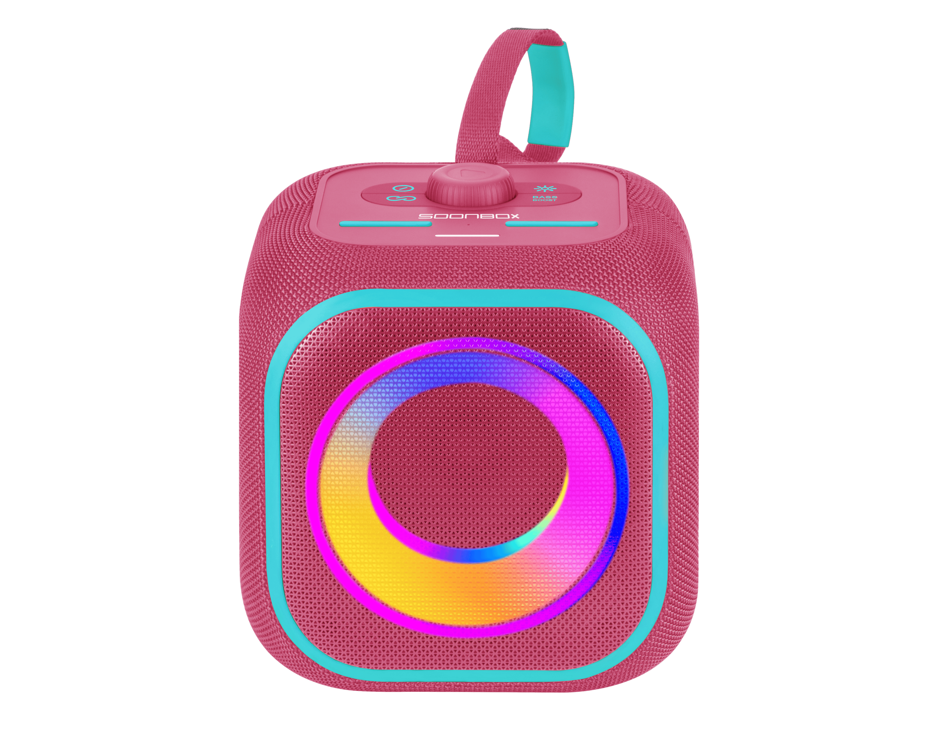 Prijenosni bluetooth zvučnik FM radio SOONBOX S3000MINI rozi